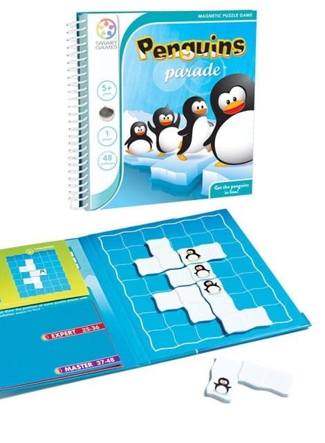 Gra Podróżna Penguins Parade 5+ Magnetyczna - SmartGames