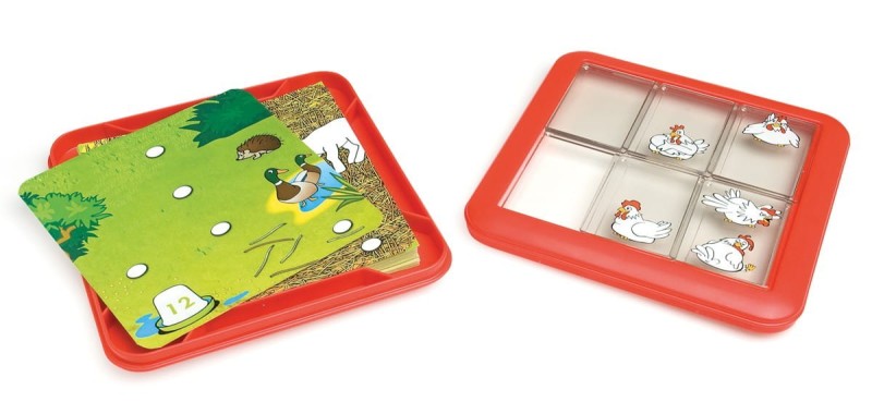 Gra Łamigłówka 6+ Chicken Shuffle Junior Kurczaki - Smart Games