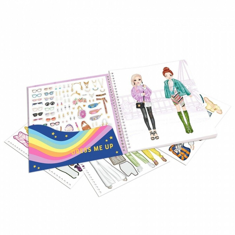 Szkicownik z Naklejkami Ubieranki Dress Me Up - Top Model