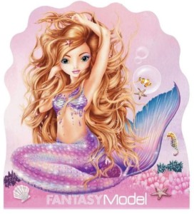 Notesik Karteczki Fantasy Model Syrena róż - TopModel