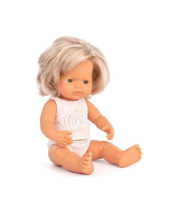 Pachnąca Lalka Dziewczynka Europejka 38cm - Miniland Doll