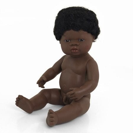 Pachnąca Lalka Chłopiec Afrykańczyk 38cm - Miniland Doll