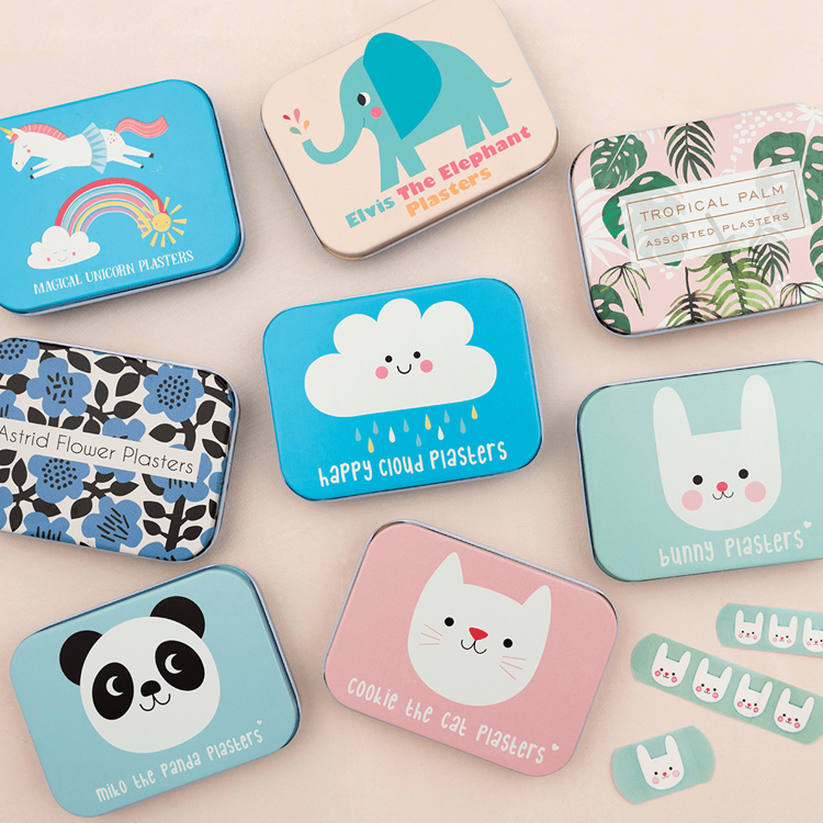 Różowe Plastry opatrunkowe 30 szt. Kotek Cookie -Rex London