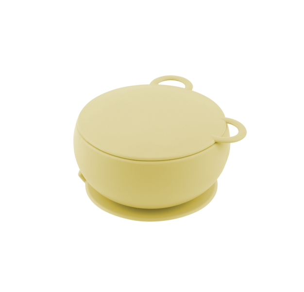 Miseczka Silikonowa z Pokrywką Żółta - MINIKOIOI