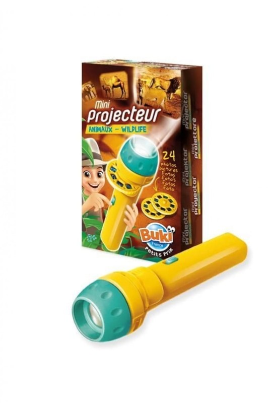 Mini Projektor Latarka Dzikie zwierzęta - Buki