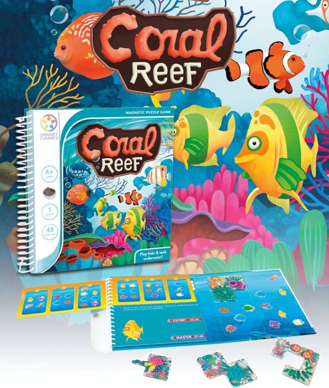 Gra Planszowa Magnetyczna Coral Reef 4+ rafa kolarowa - SmartGames