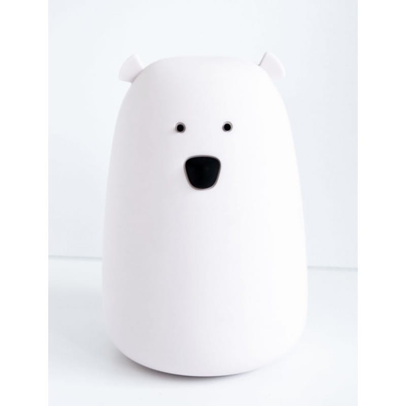 Miękka Silikonowa Lampka LED Biały Miś - Rabbit&Friends