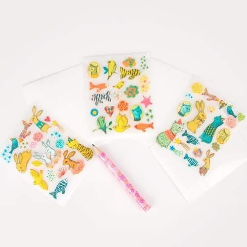 Kalkomania elodie Króliczki 120 szt. - Djeco