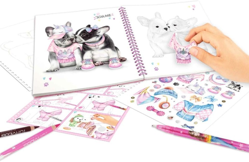 Szkicownik z Naklejkami Doggy - Top Model