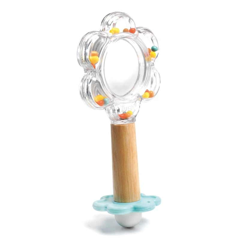 Grzechotka z lusterkiem Baby Flower - Djeco
