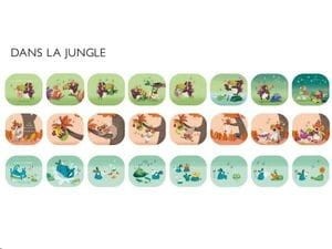 Bajki wymienne krążki do projektora Dans la Jungle - Moulin Roty