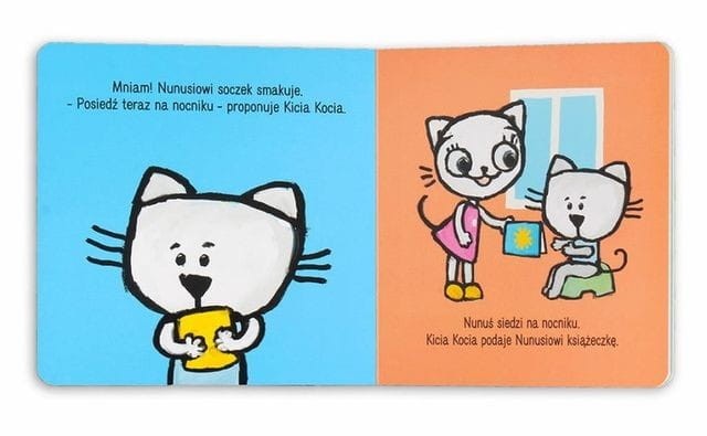 Kicia Kocia i Nunuś Na nocniku
