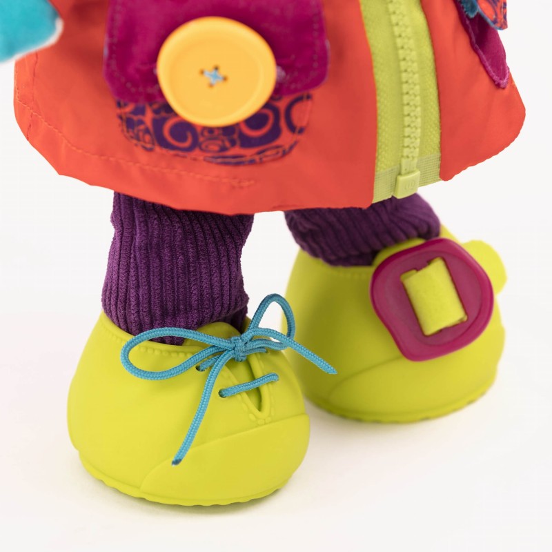Piesek chichotek do nauki ubierania Giggly Zippies Woofy - b.toys