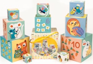 Klocki Kartonowe Piramida Baby Bloki - Djeco