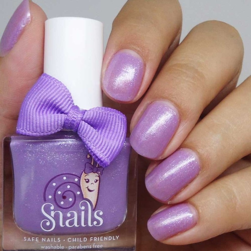 Lakier do paznokci zmywalny wodą Purple Comet - Snails