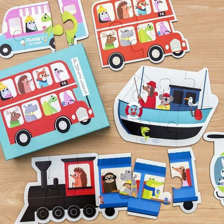 Puzzle progresywne Pojazdy - Rex London