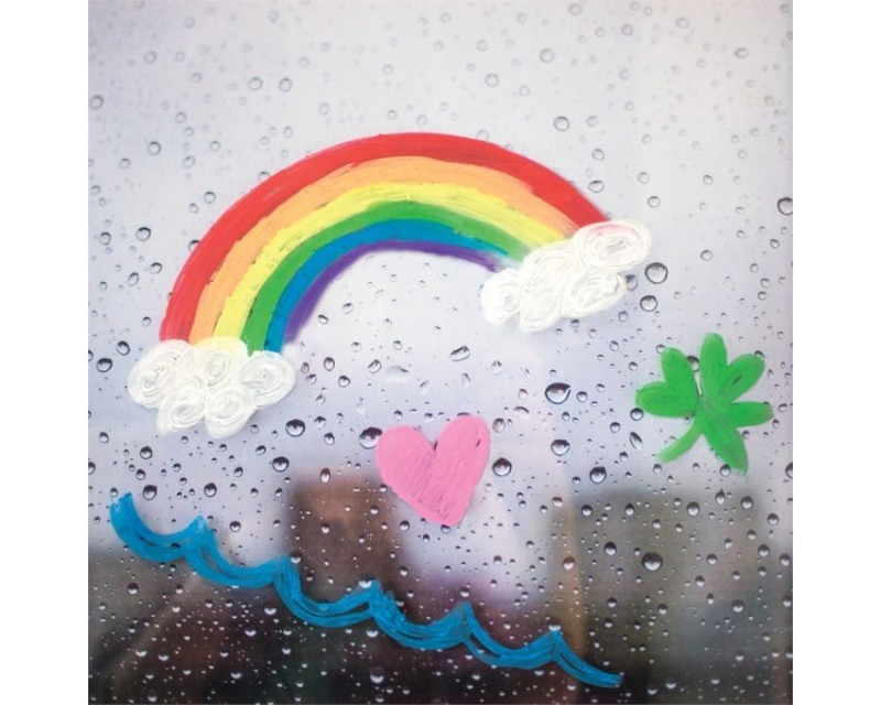 Kredki żelowe do malowanie na szkle na deszczowe dni Rainy Dayz - Ooly