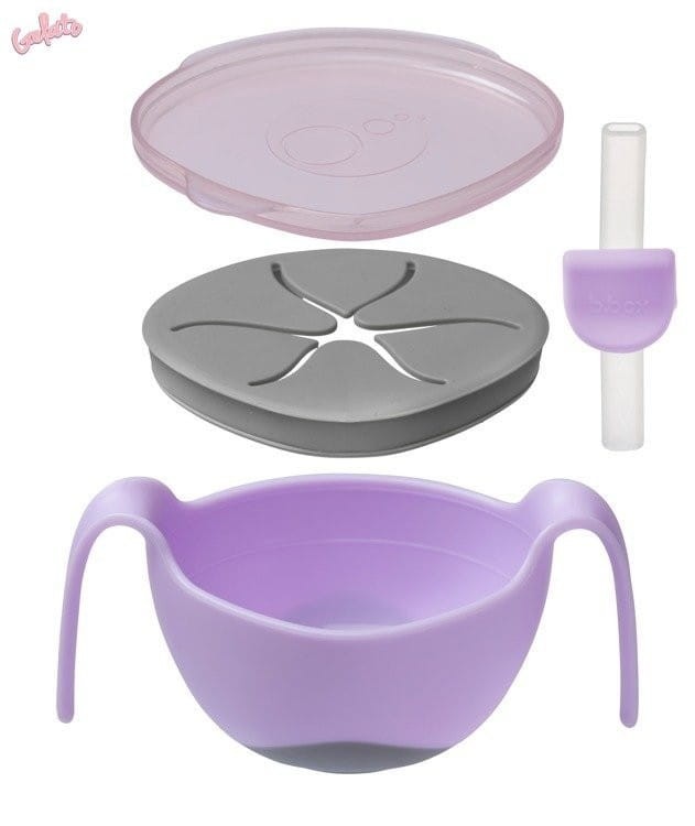 Kubek niewysypek ze słomką 3w1 Gelato Boysenberry - B.box