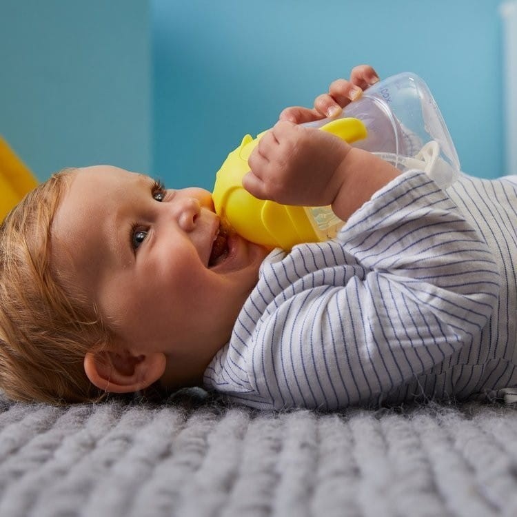 Kubek 4w1 Zestaw 240 ml cytrynowy - b.box