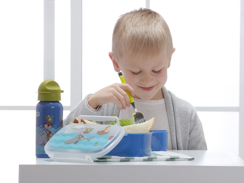 Lunchbox śniadaniówka niebieska pirat - sigikid