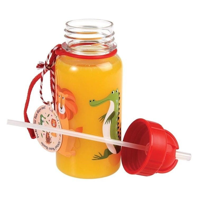 Bidon ze słomką 500 ml Zwierzątka - Rex London