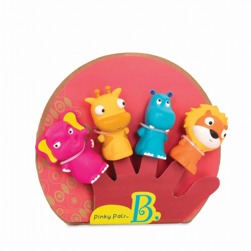 Pacynki na palce zwierzątka zoo - b.toys