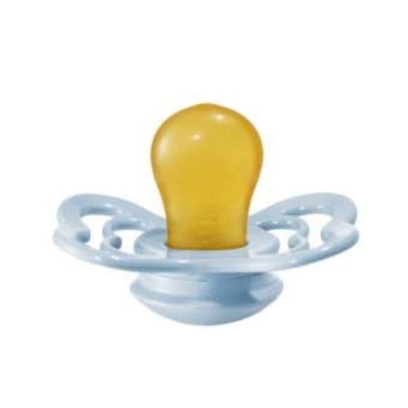 Smoczek Uspokajający z Naturalnego Kauczuku +0 mies. Baby Blue - BIBS Supreme