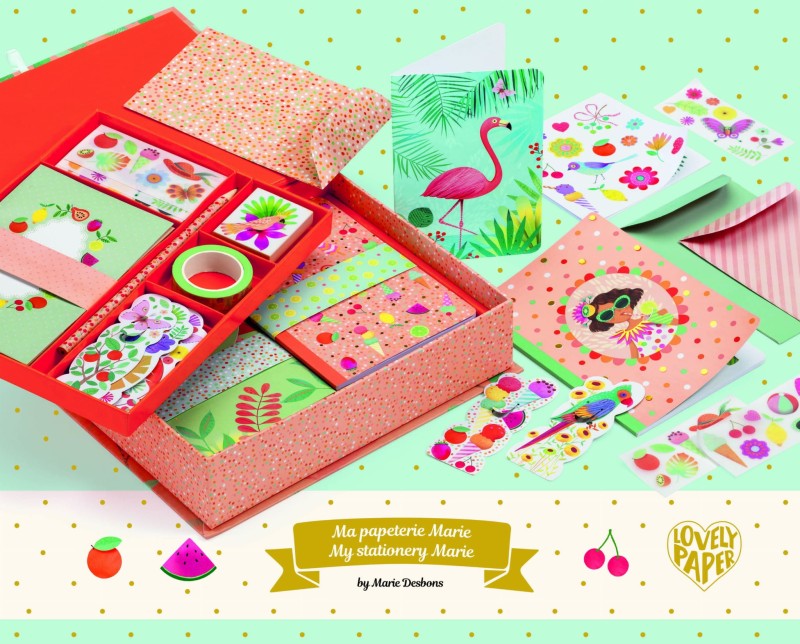 Papierniczy Zestaw w Kuferku Marie - Djeco