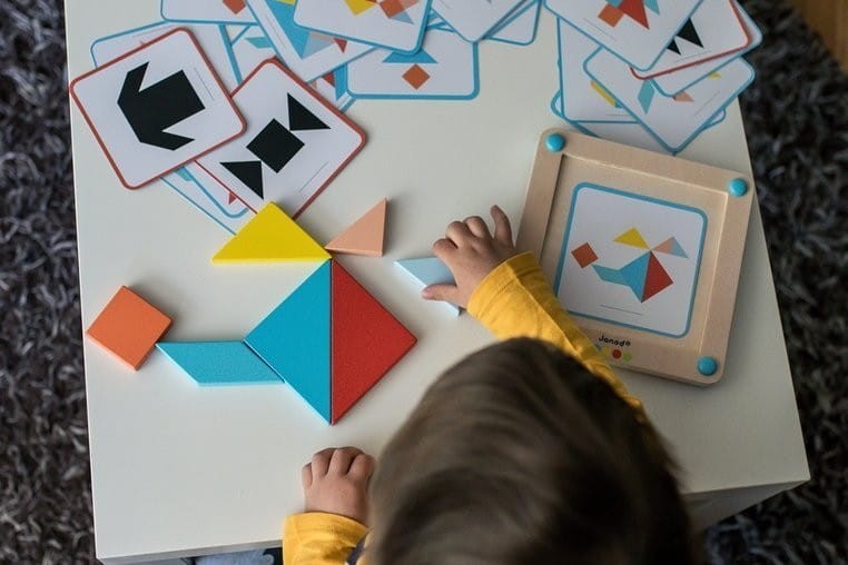Tangram Układanka drewniana - Janod