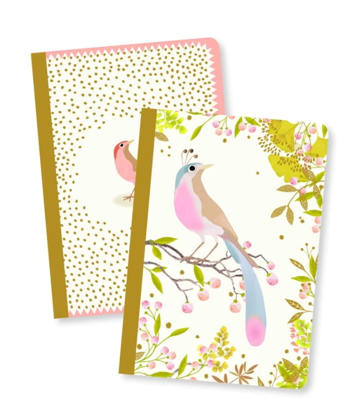 Zestaw 2 Złote Notesy Tinou - Djeco