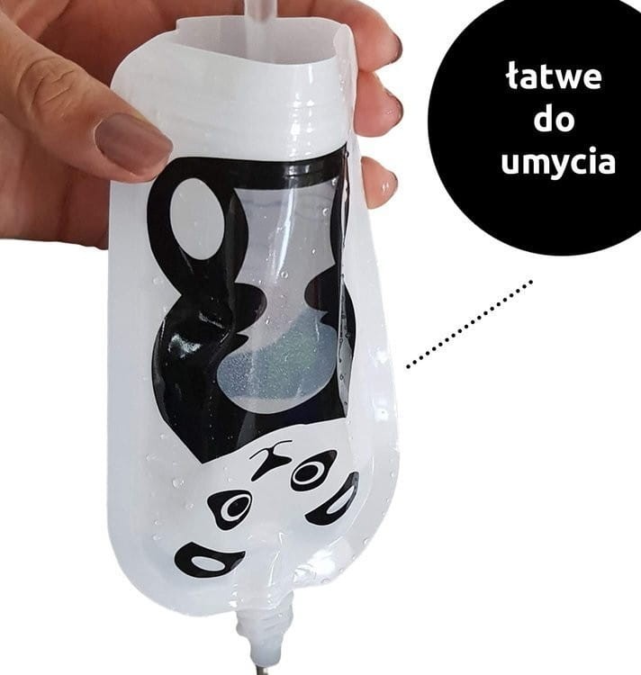 Saszetki Tubki do Karmienia Wielorazowe 6 szt. Panda - Fill'n Squeeze