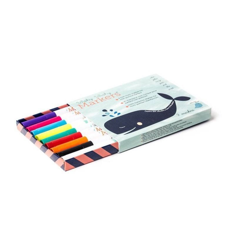 Markery do różnych powierzchni Wishy Washy - Jaq Jaq Bird