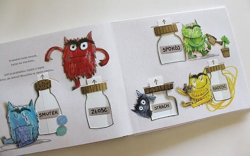 Kolorowy potwór. Książka Pop-up o emocjach