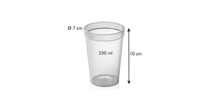 Kolorowe kubeczki myDRINK 250 ml, 4 szt - tescoma