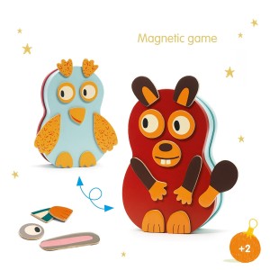 Magnetyczna Układanka w Dwustronnym Pudełku Animo - Djeco