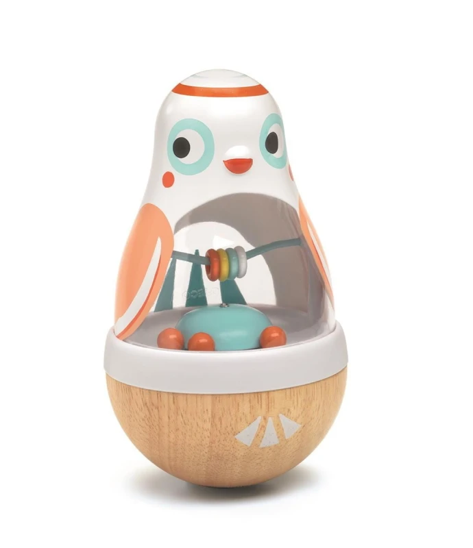 Grzechotka Wańka - Wstańka z Dźwiękiem Baby Poli - Djeco