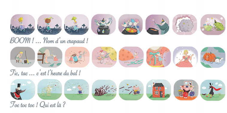 Bajki wymienne krążki do projektora Dawno temu... - Moulin Roty