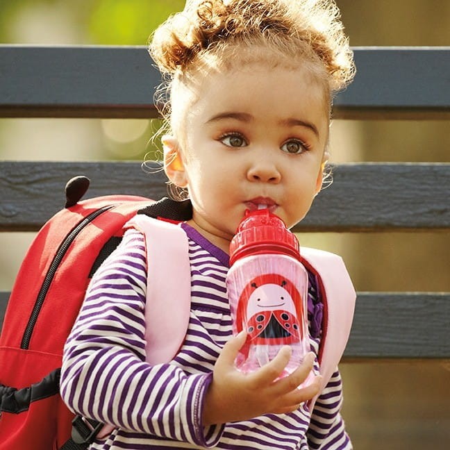 Bidon ze słomka Zoo Biedronka 350 ml - Skip Hop