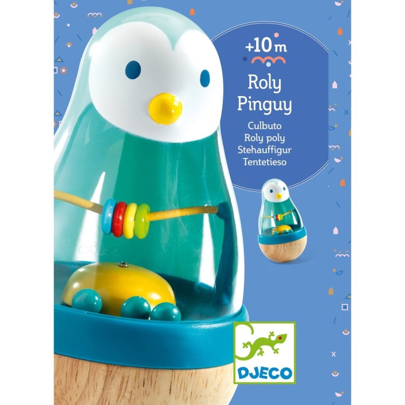 Grzechotka Wańka - Wstańka z Dźwiękiem Pingui - Djeco