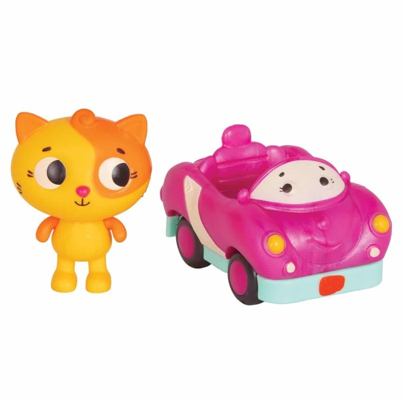 Miękkie autko sensoryczne Lolo & Smarty Pants - b.toys