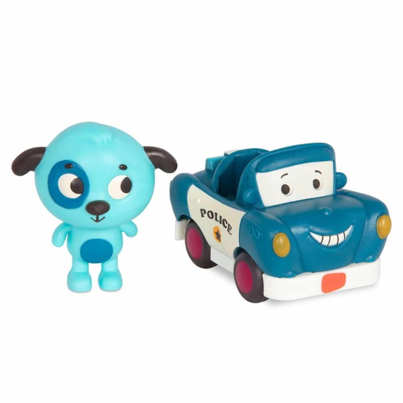 Miękkie autko sensoryczne Woofer & Officer Lawly - b.toys