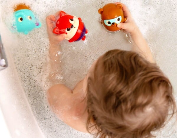Zestaw 3 sikawki do wody Squish & Splash słonik - B.toys