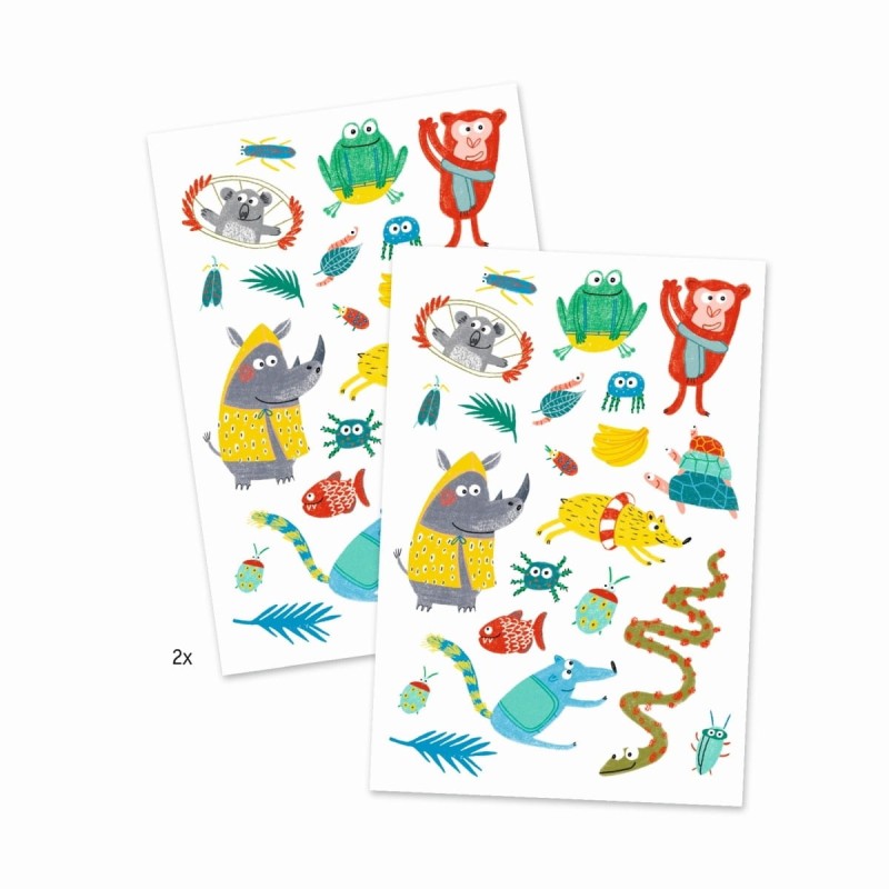 Tatuaże Dziecięce Zwierzęta - Djeco