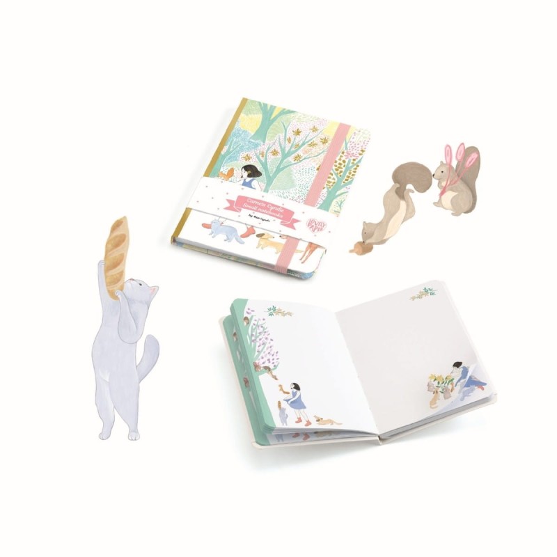 Notesik z gumką Cyndi - Djeco