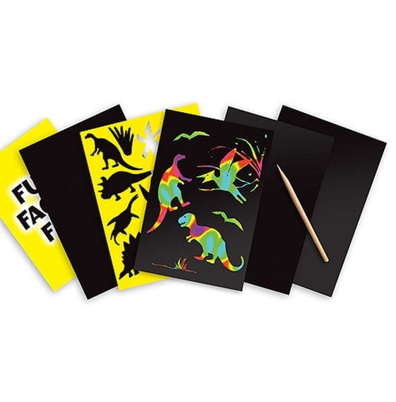 Zdrapywanka Scratch Art Dinozaury - Melissa & Doug