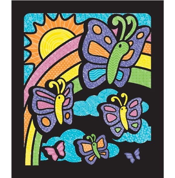 Magiczna kolorowanka Velvet Motylki - Melissa & Doug