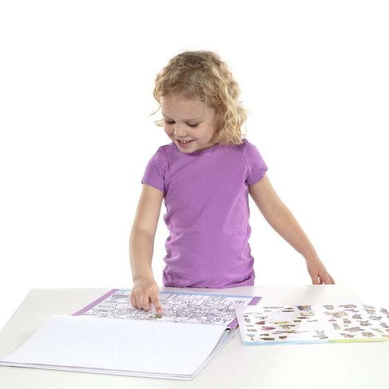 Kolorowanka z naklejkami Miasto - Melissa & Doug
