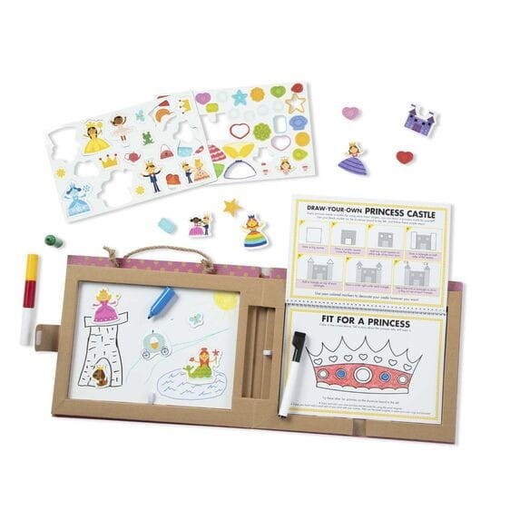 Kreatywna teczka Graj, rysuj, twórz Księżniczki - Melissa & Doug
