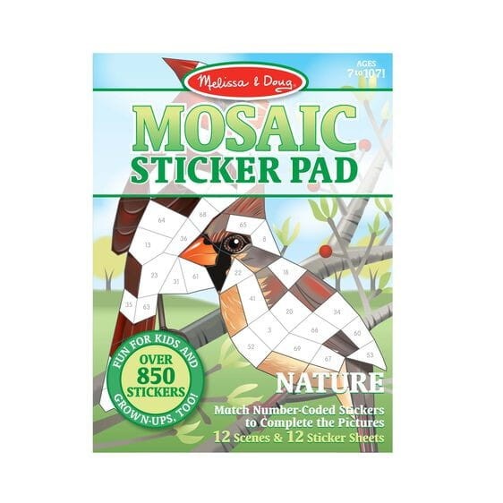 Naklejki puzzle z numerkami Natura - Melissa and Doug