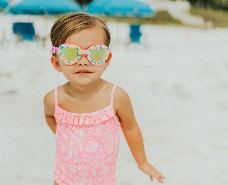 Okularki do pływania Cukierkowe Serca - Bling2O